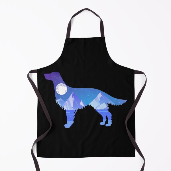Artikelvorschau, Englischer Setter-HundeSilhouette-Mond-Natur-Geschenk entworfen und verkauft von alaechamlal.