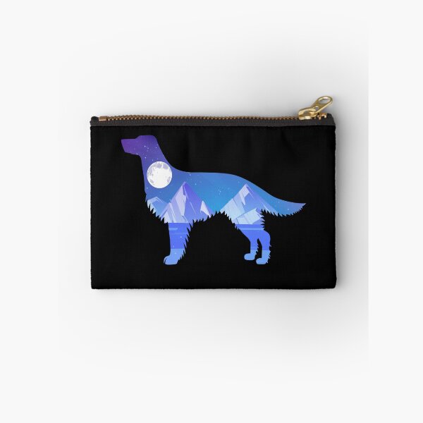 Artikelvorschau, Englischer Setter-HundeSilhouette-Mond-Natur-Geschenk entworfen und verkauft von alaechamlal.