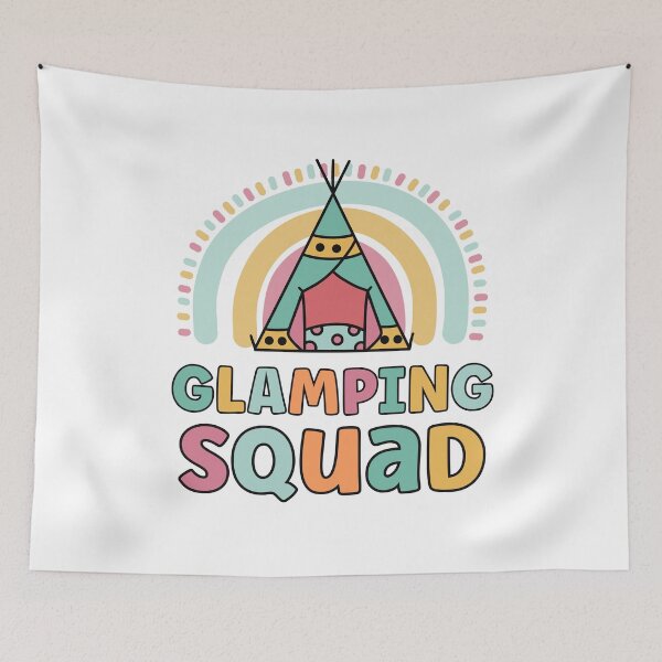 Item preview, Glamping Squad Funny Matching Girls Glamping Trip Vacation designed and sold by JokeGysen.