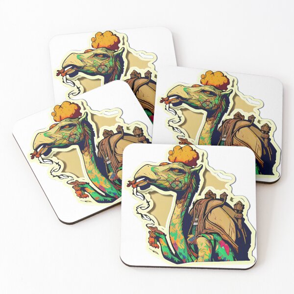 Item preview, cute camel smoking weed designed and sold by futuresimo04.