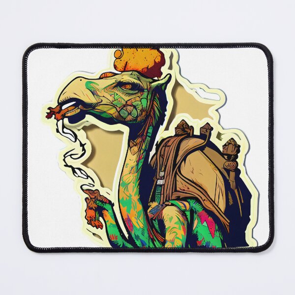 Item preview, cute camel smoking weed designed and sold by futuresimo04.