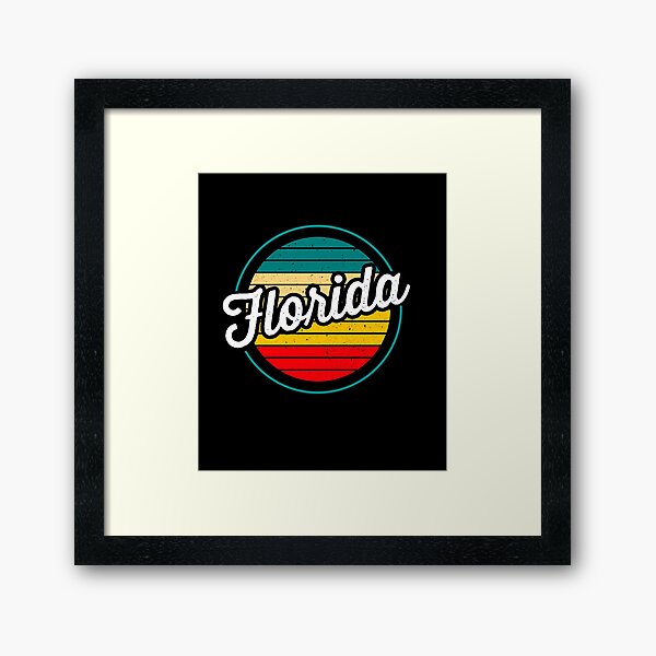 Item preview, Florida - Retro Sunset designed and sold by Meliafroggy.