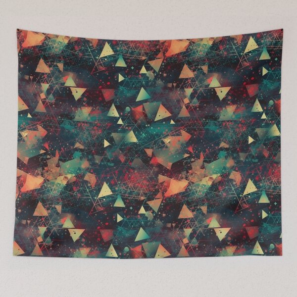 Item preview, Triangles in Space Digital Artwork designed and sold by S4PPHIRE-DES1GN.
