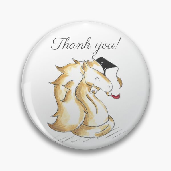 Item preview, Chess Club Grad (Knight) (Thank You Card) designed and sold by KOKeefeArt.