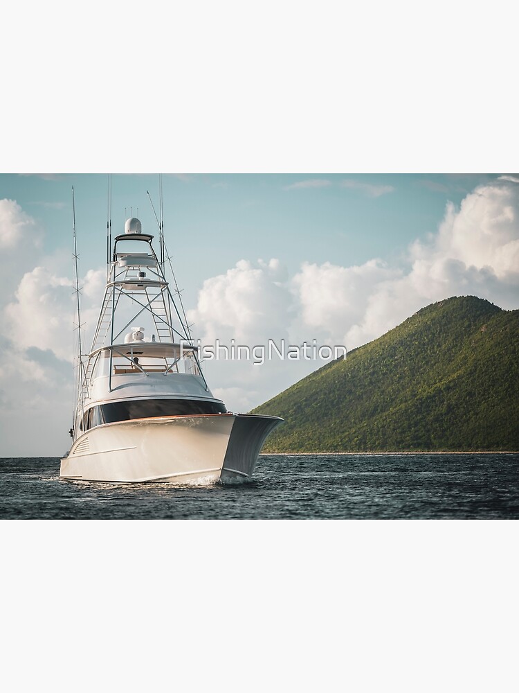 Sportfishing Boat in the Islands Poster for Sale by FishingNation
