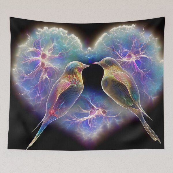 Item preview, Two birds united in the heart designed and sold by Girih.