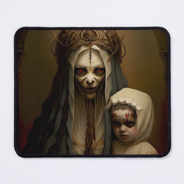 Item preview, Mother Mary - Horror AI Art designed and sold by ShadyTabby.