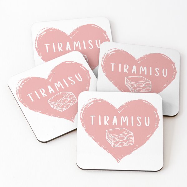 Item preview, I Love Tiramisu - Cute and Adorable Dessert Tiramisu Text Design With a Heart designed and sold by PassionPalette.