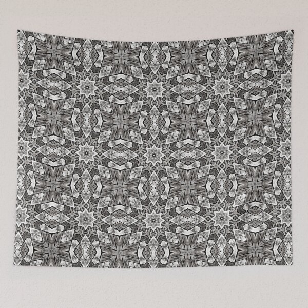 Item preview, Aged Rustic Wood Flooring Kaleidoscope Pattern 22 designed and sold by Swabcraft.