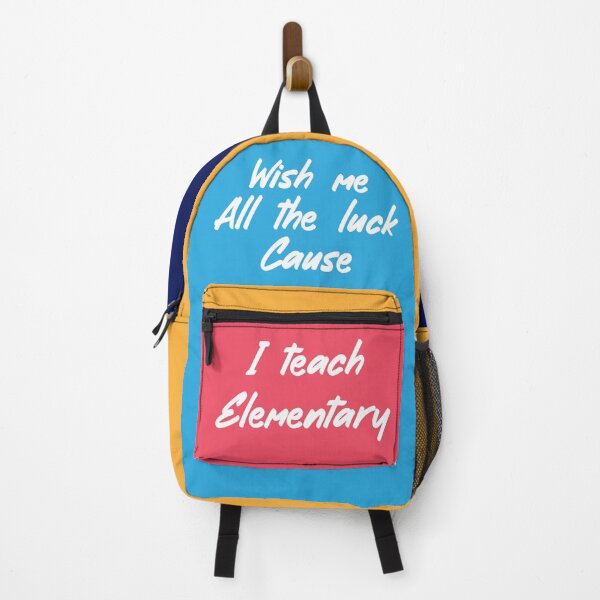 Item preview, wish me all the luck cause i teach elementary designed and sold by desimino.