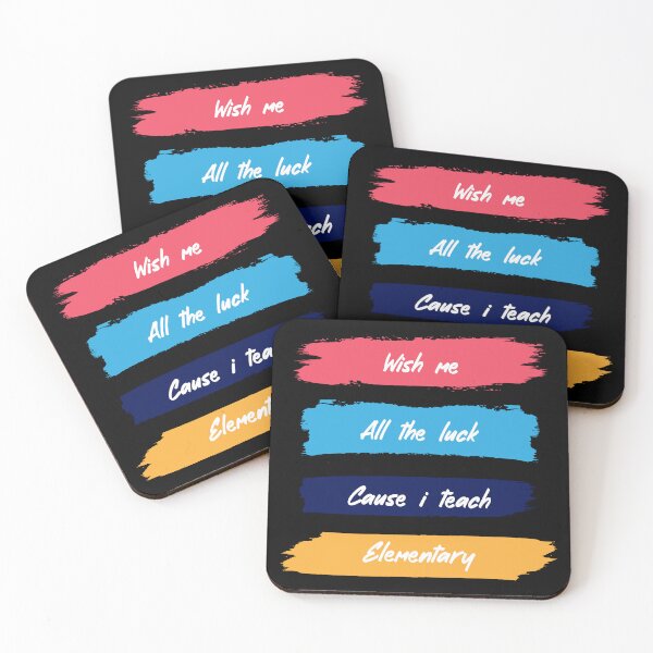 Item preview, wish me all the luck cause i teach elementary designed and sold by desimino.
