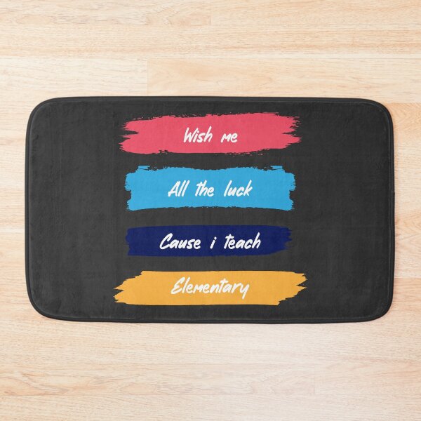 Item preview, wish me all the luck cause i teach elementary designed and sold by desimino.