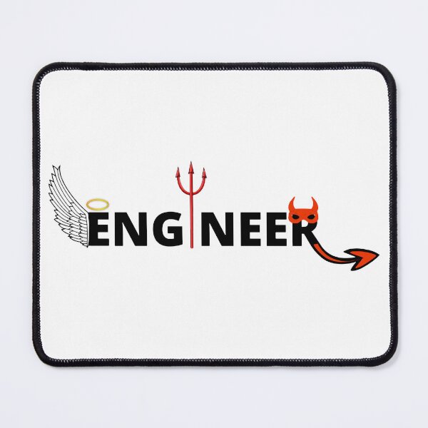 Item preview, Funny Engineer Meme- Angel Vs Devil. Engineer life designed and sold by mayankg1100.