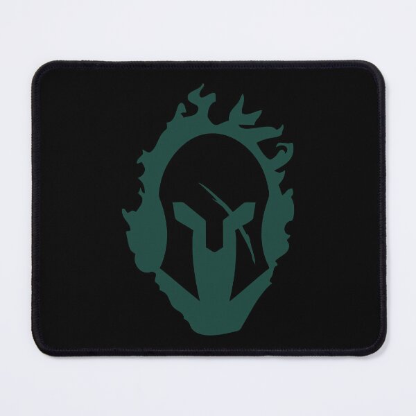 Item preview, Green Fire Spartan Helmet designed and sold by fiaartworld.