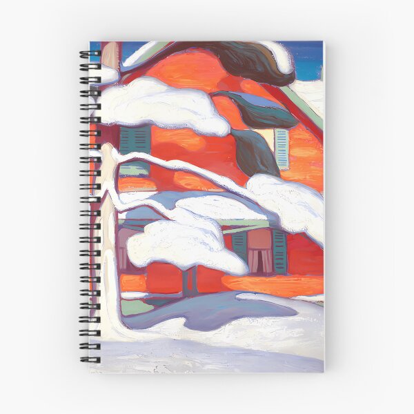 Artikelvorschau, Pine Tree and Red House, Winter City von Lawren Harris entworfen und verkauft von TheRedVineyard.