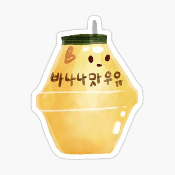 Item preview, Banana Milk Cute Sticker  designed and sold by TheArtisanAttic.