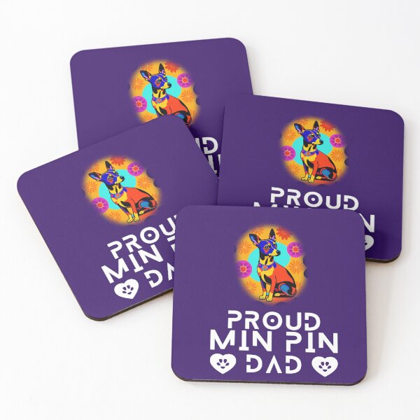 Item preview, Proud Min Pin Dad designed and sold by FrescoDesign.