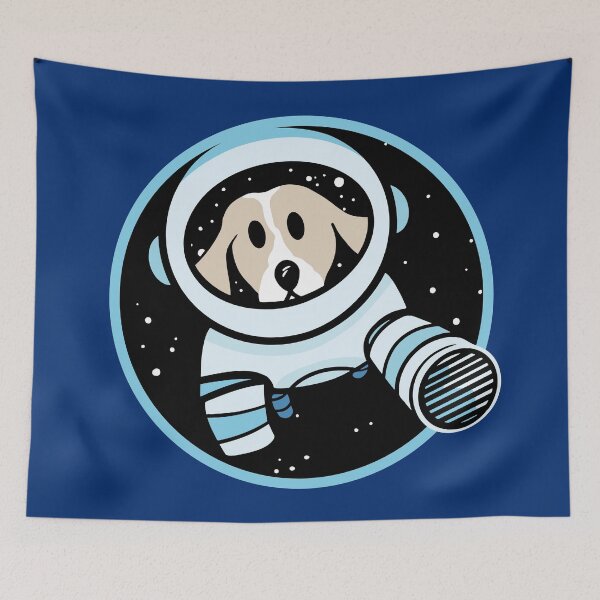 Item preview, Cosmo The Space Dog designed and sold by TheGraphicPath.