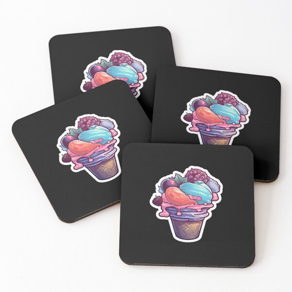 Item preview, Yummy Fruits Ice Cream designed and sold by c4k5llc.