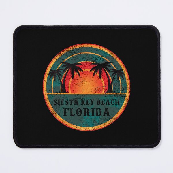 Item preview, Siesta Key Beach Florida - Beach Vintage Retro Sunset designed and sold by Whimsical Thinker.