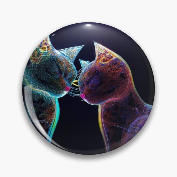Item preview, Love on velvet paws - Two cats united designed and sold by Girih.