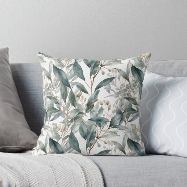 Item preview, Eucalyptus Leaves Watercolour Botanical Flower Art designed and sold by Posterdom.