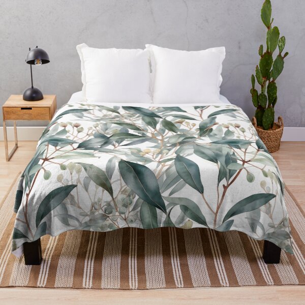 Item preview, Eucalyptus Leaves Watercolour Botanical Flower Art designed and sold by Posterdom.