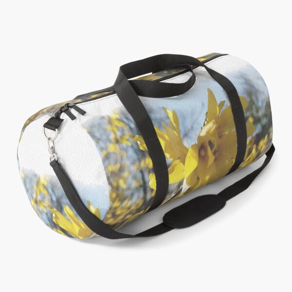 Item preview, Happy spring vibrant forsythias Digital Watercolor original artwork designed and sold by paragonDesign28.