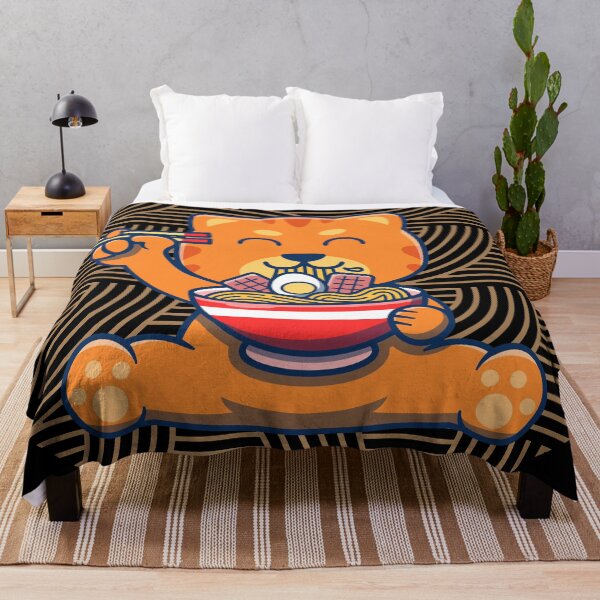 Item preview, Cute Cat With Ramen designed and sold by Fhfarms.