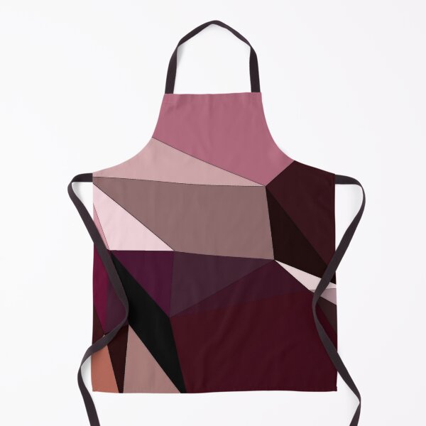 Item preview, Abstract art polygonal 3D geometric triangles in red, brown and pink designed and sold by mennawagih7.