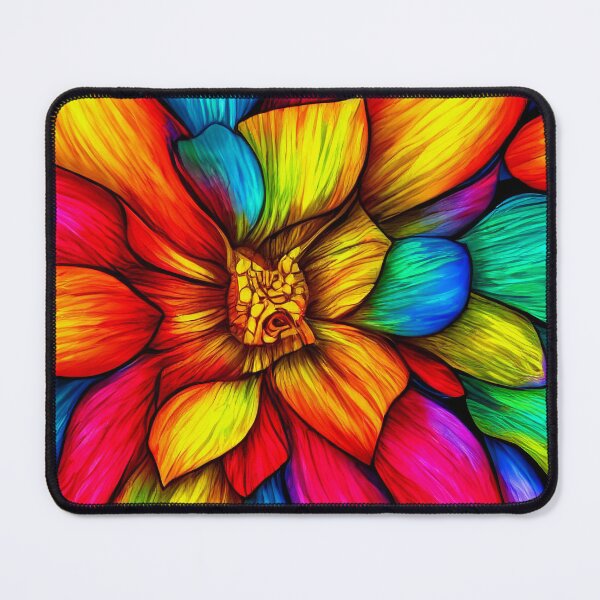 Item preview, Colorful abstract flower designed and sold by Nakumis-shop.