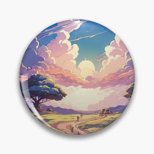 Item preview, Summer Fields: Dancing Trees and Fluffy Clouds designed and sold by FireScreen.