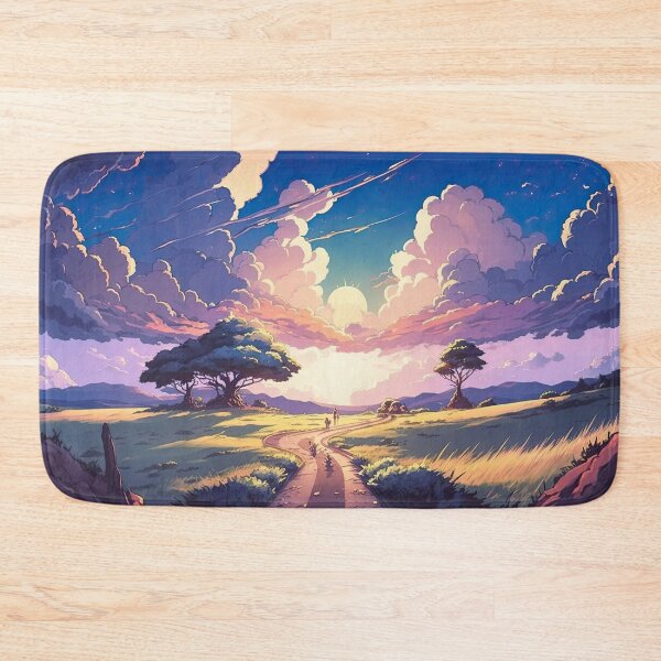 Item preview, Summer Fields: Dancing Trees and Fluffy Clouds designed and sold by FireScreen.