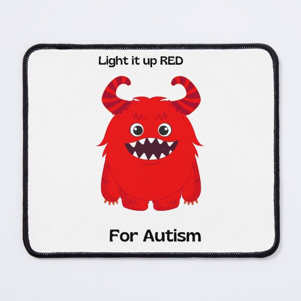 Item preview, Light it up red for autism designed and sold by Selinasimea.