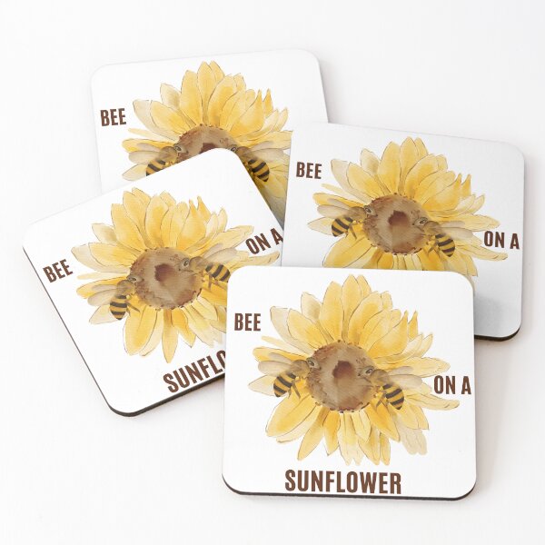Item preview, bee on a sunflower designed and sold by ayoubii56.
