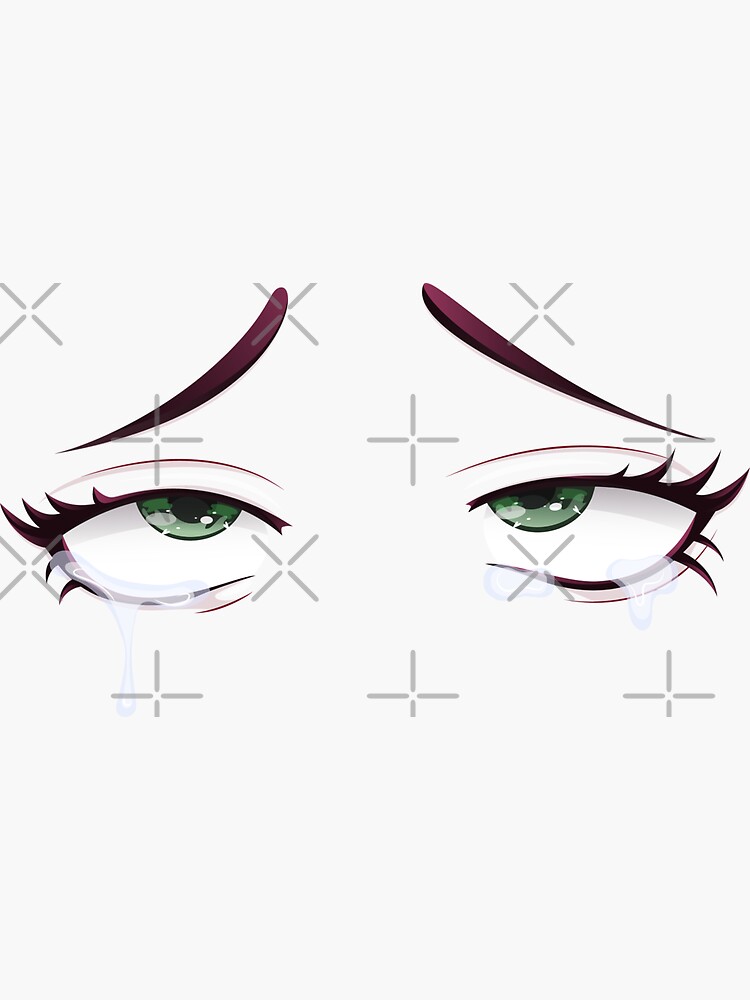 Autocollant Personnage Yeux anime fille - TenStickers