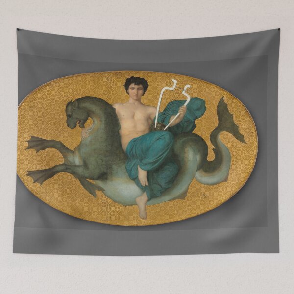 Item preview, William-Adolphe Bouguereau Arion on a Sea Horse  designed and sold by TeeARTHY.