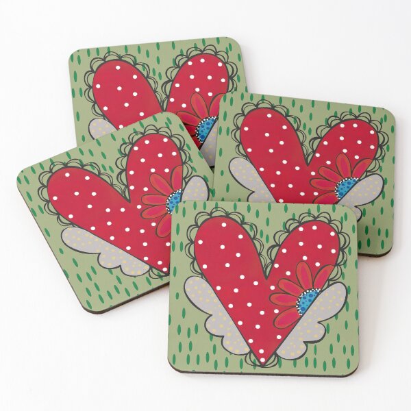 Item preview, Copia de Yelow and red decorative heart  designed and sold by miraclestudio.