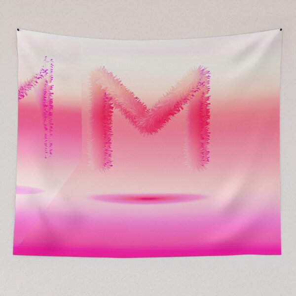 Item preview, Letra M con lana morada designed and sold by Bigrow.