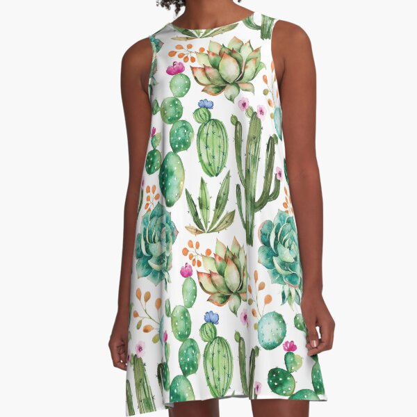 Item preview, Watercolor Cactus Pattern designed and sold by meghanmarie.