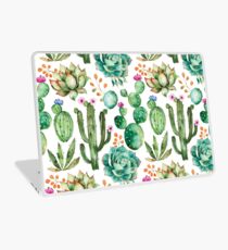 Aquarell Kaktus-Muster Laptop Skin