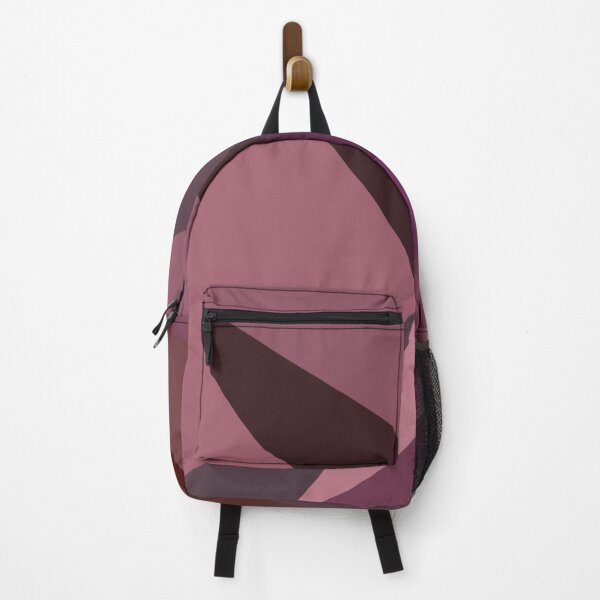 Item preview, Abstract art polygonal 3D geometric triangles in red, brown and pink designed and sold by mennawagih7.