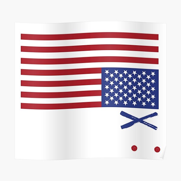 Upside Down Flag Wall Art | Redbubble