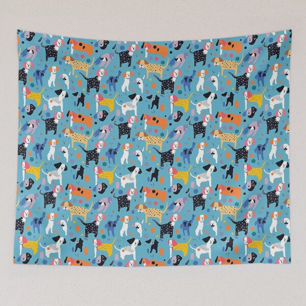 Item preview, Puppy Party: A Memphis Patterned Pack designed and sold by Banded-Canyon.