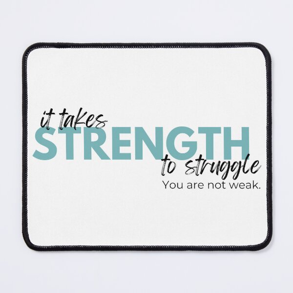 Item preview, Strength. You are not weak. designed and sold by Bren Prentice.