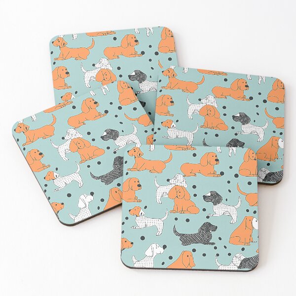 Item preview, Puppy Party: A Memphis Patterned Pack designed and sold by Banded-Canyon.