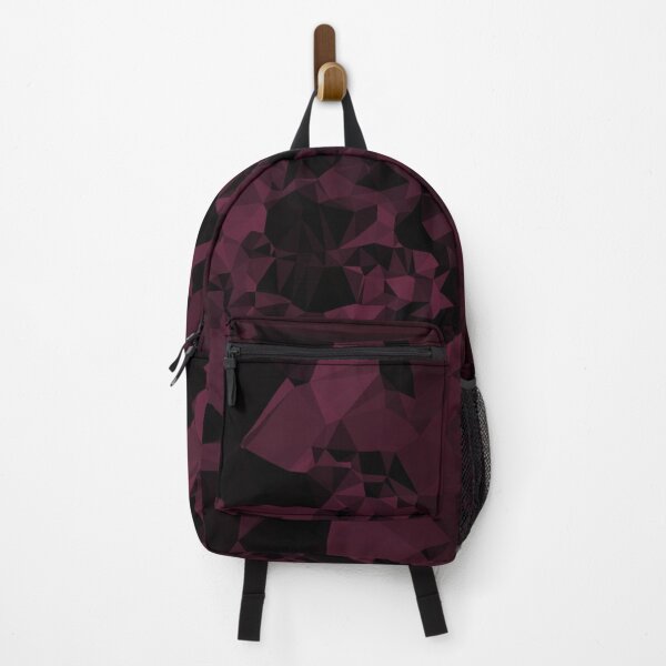 Item preview, Abstract art polygonal 3D geometric triangles in red, brown and pink designed and sold by mennawagih7.