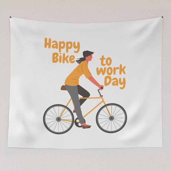 Item preview, Bike To Work Day designed and sold by Simo0455.