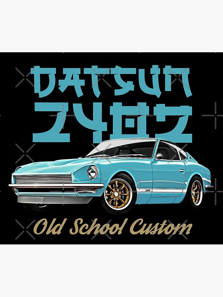 Discover Datsun 240z JDM style Old School Custom Premium Matte Vertical Poster