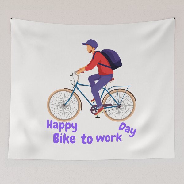 Item preview, Bike To Work Day designed and sold by Simo0455.